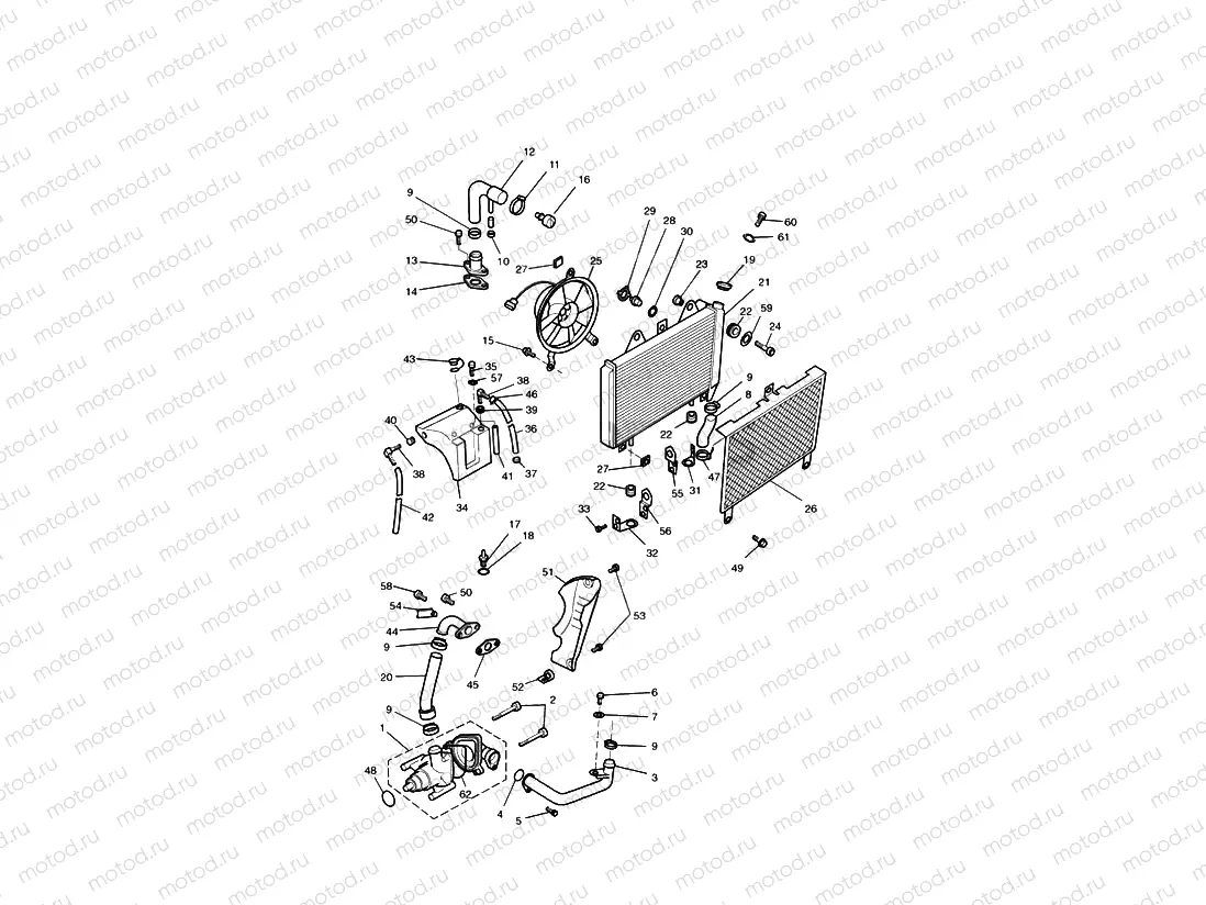 Cooling System 4 Cylinder
