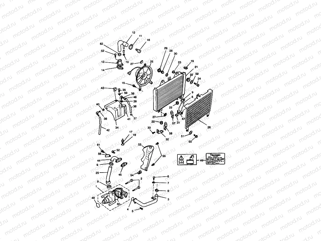 Cooling System 4 Cylinder Engines