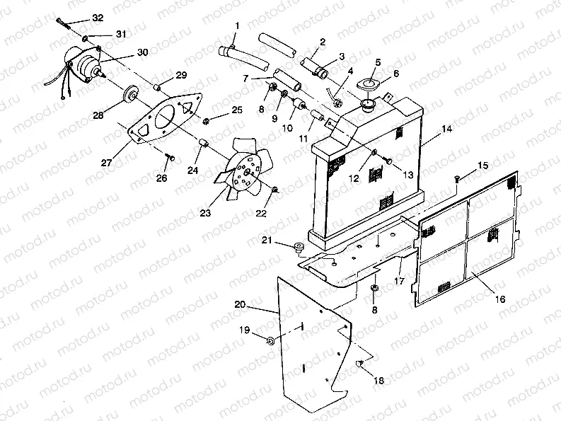 COOLING SYSTEM 6X6 350L S938739 (4924362436006A) | COOLING SYSTEM 6X6 350L S938739 (4924362436006A)