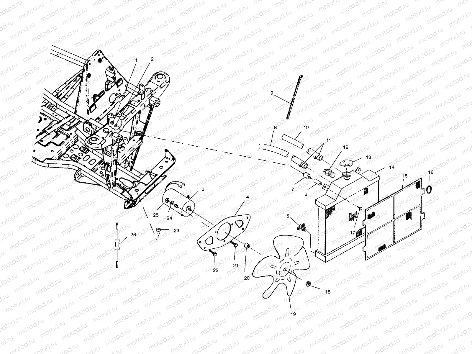COOLING SYSTEM - A00BA38CA (4954835483C004) | COOLING SYSTEM - A00BA38CA (4954835483C004)