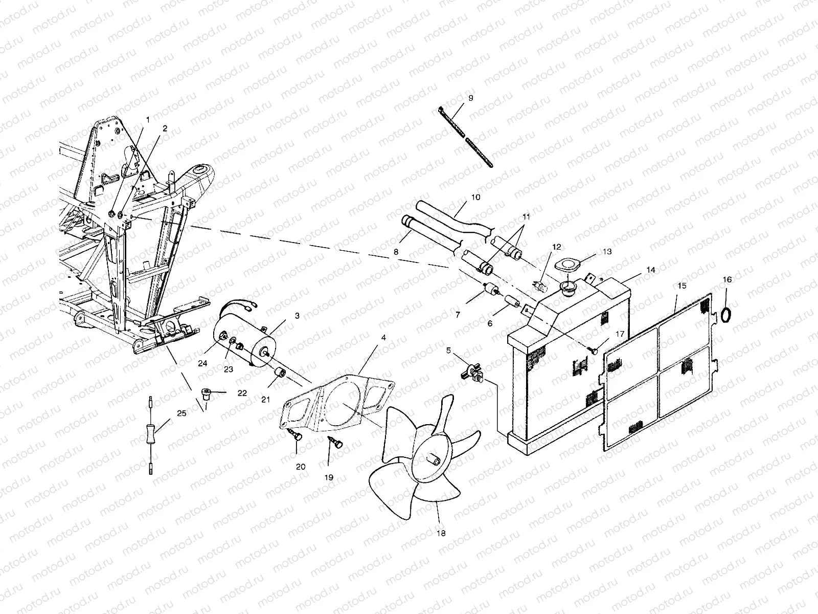 COOLING SYSTEM - A00BG38CA (4954845484A011) | COOLING SYSTEM - A00BG38CA (4954845484A011)