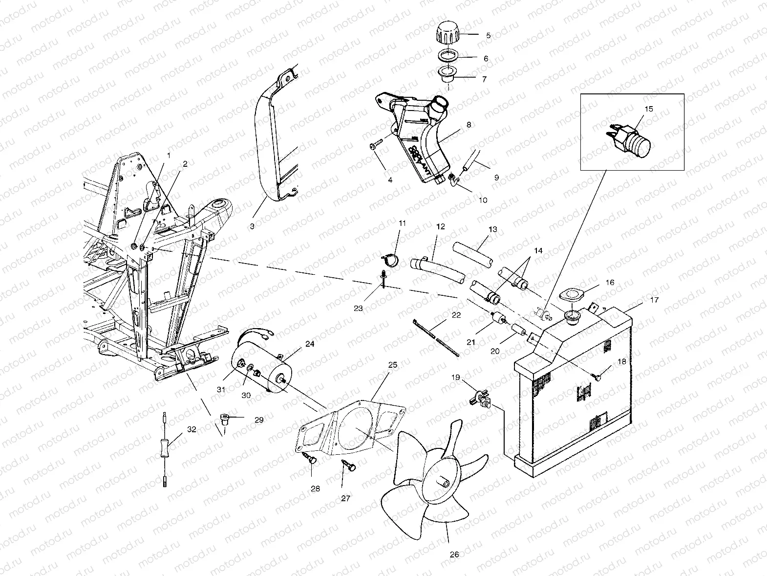 COOLING SYSTEM - A00BG50AA (4954855485A009) | COOLING SYSTEM - A00BG50AA (4954855485A009)