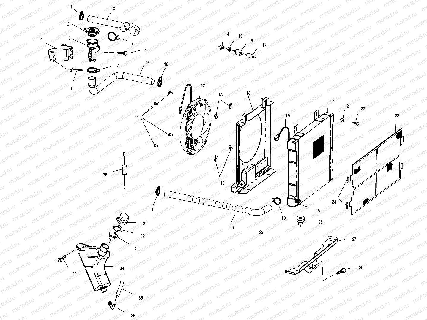 COOLING SYSTEM - A00CK42AA (4949304930A011) | COOLING SYSTEM - A00CK42AA (4949304930A011)