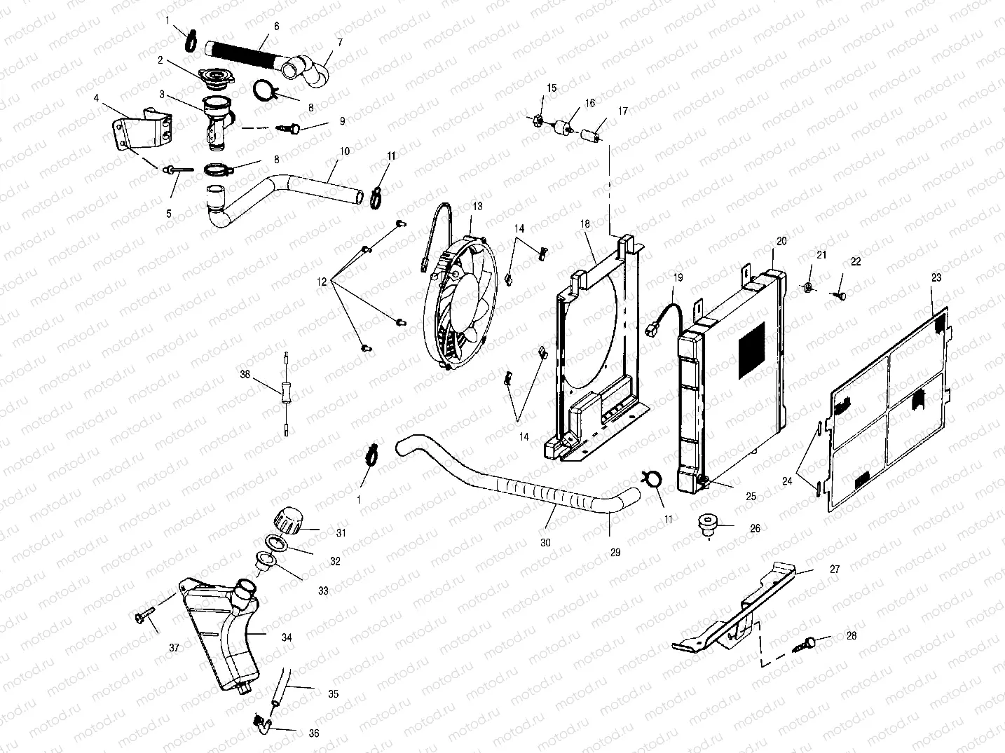 COOLING SYSTEM - A00CL50AA (4954815481A009) | COOLING SYSTEM - A00CL50AA (4954815481A009)