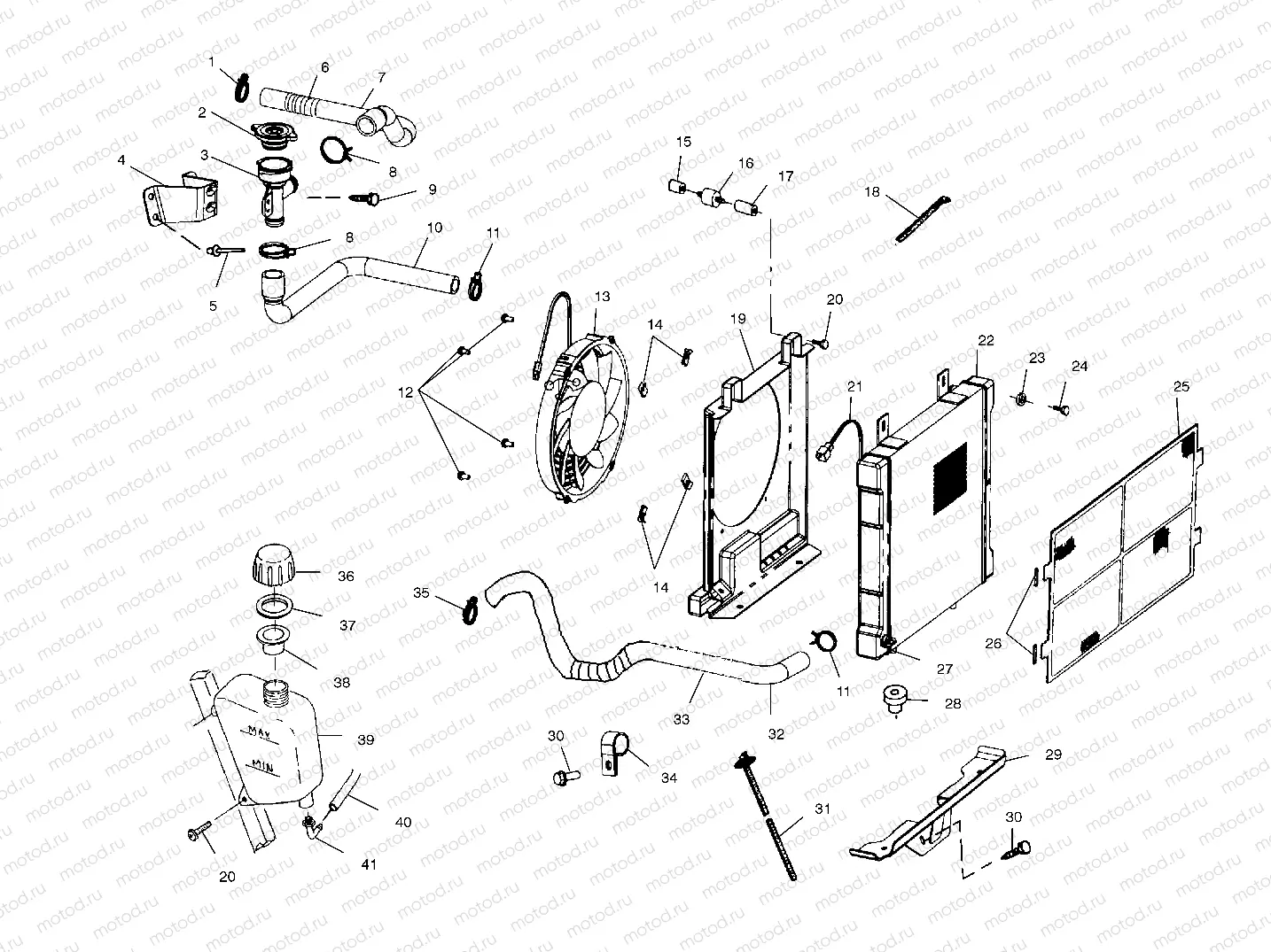 COOLING SYSTEM - A01CH50AD (4960026002A010) | COOLING SYSTEM - A01CH50AD (4960026002A010)