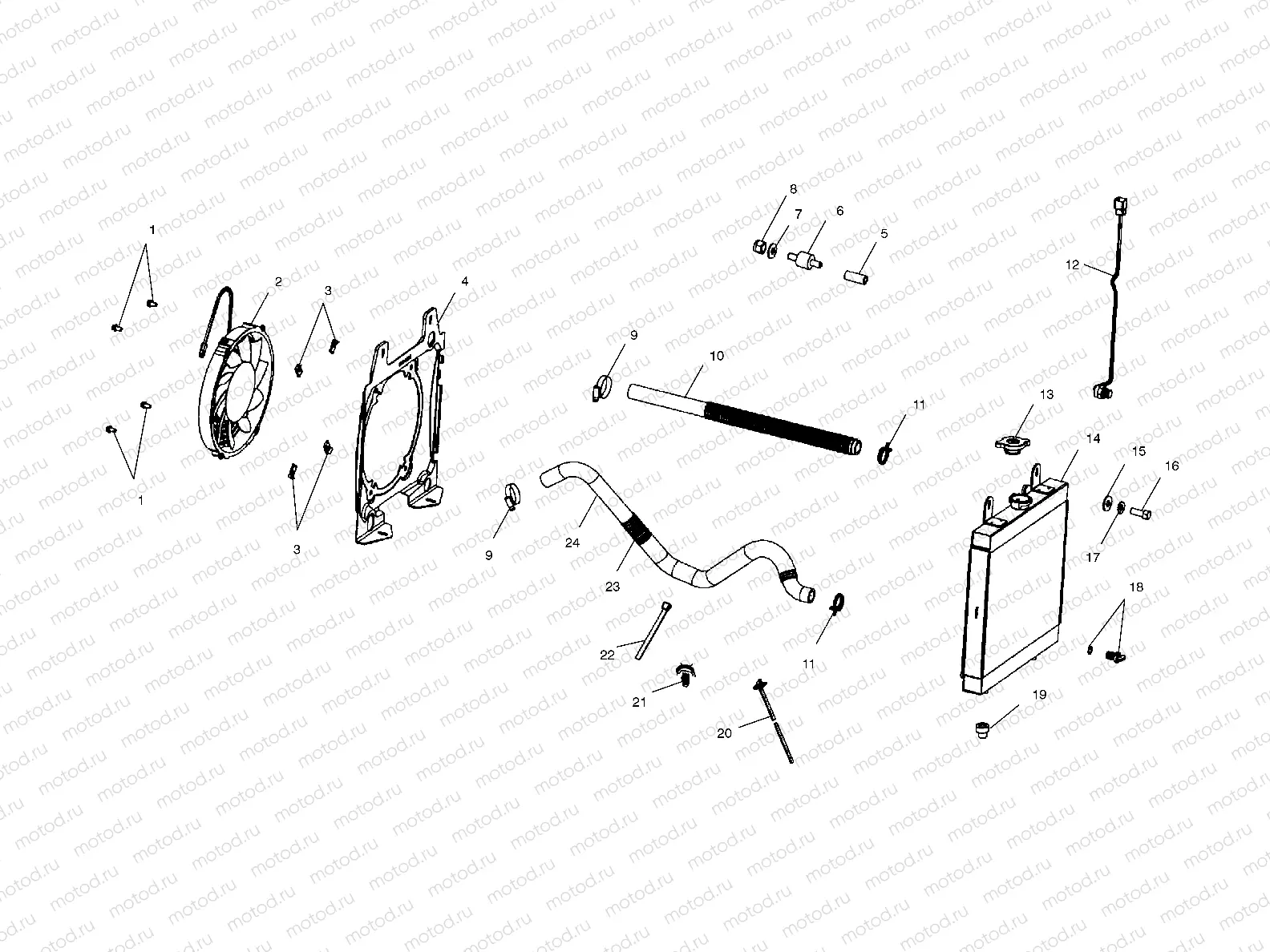 COOLING SYSTEM - A02BA38CA (4969936993A07) | COOLING SYSTEM - A02BA38CA (4969936993A07)