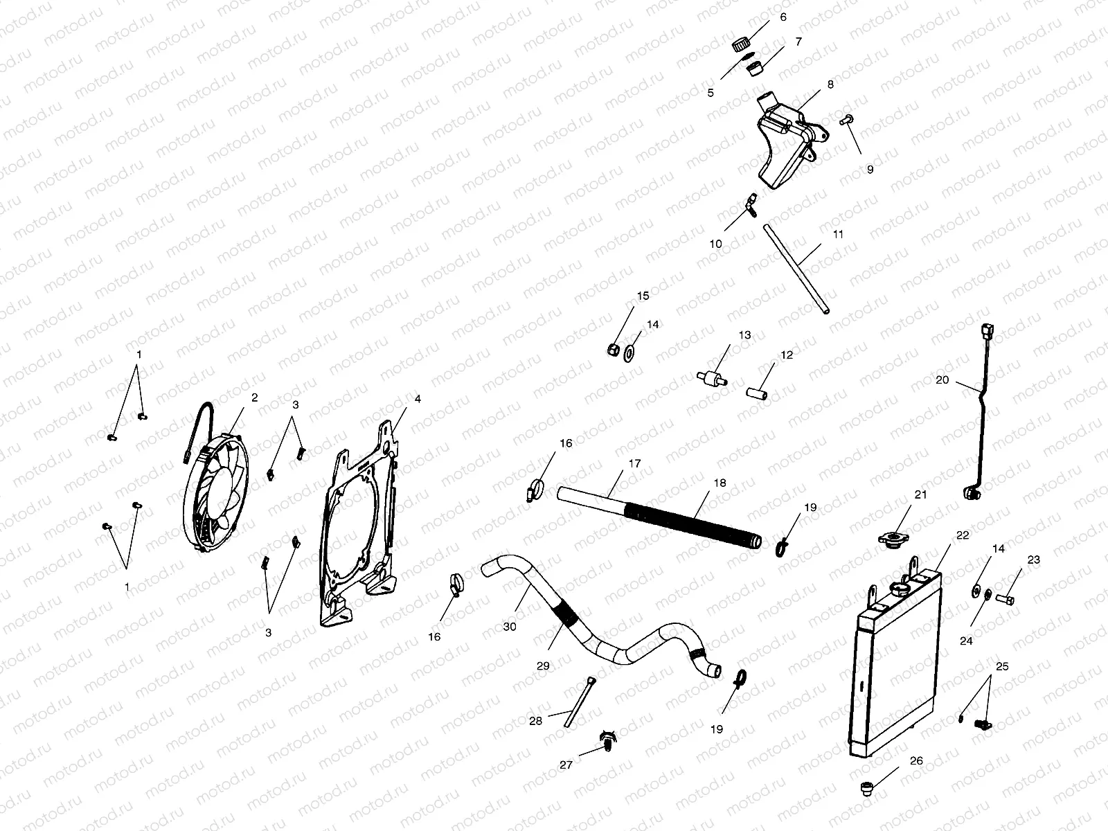 COOLING SYSTEM - A02BA50AA/AB (4969976997A07) | COOLING SYSTEM - A02BA50AA/AB (4969976997A07)