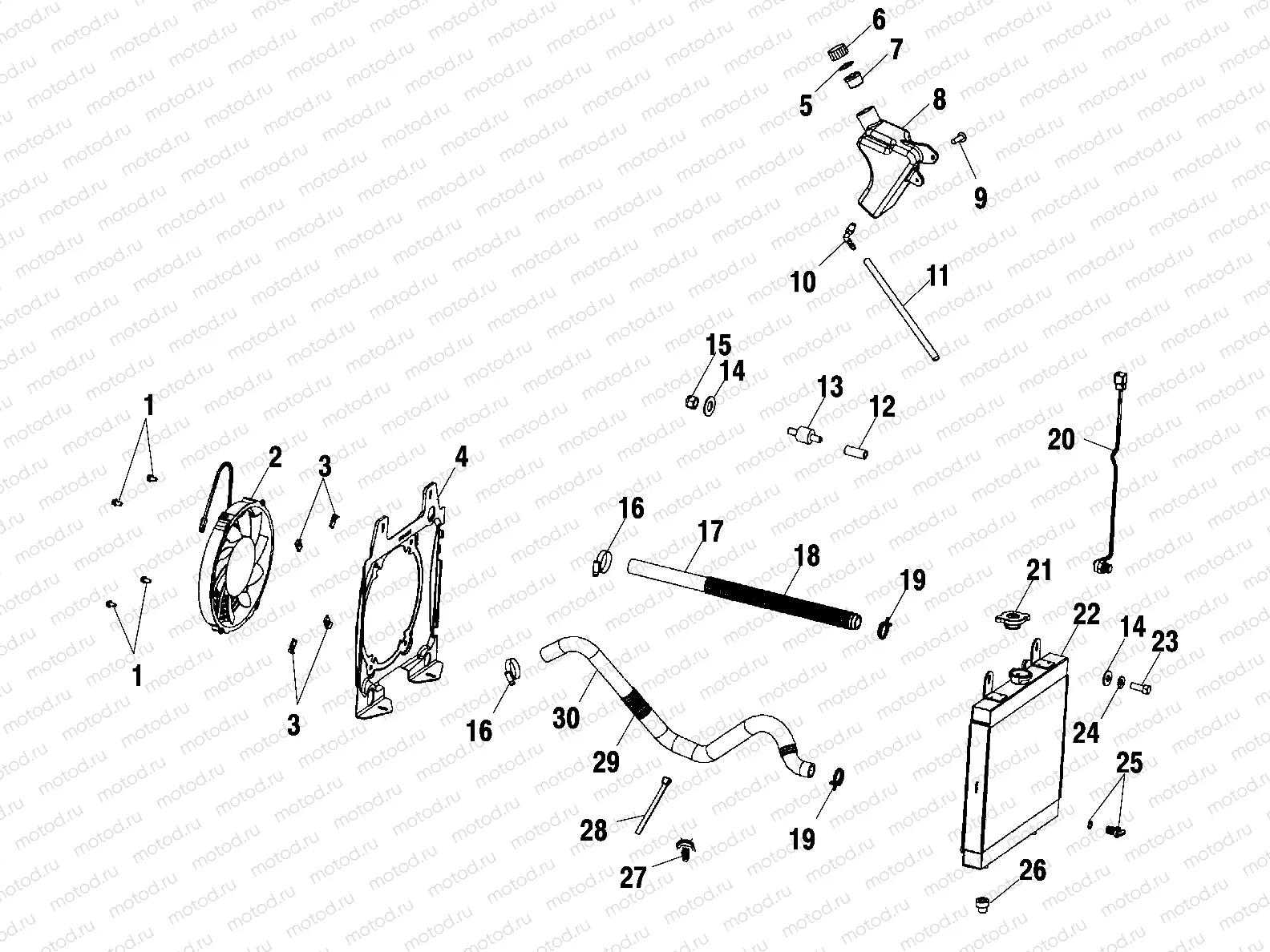 COOLING SYSTEM - A02BG50AA/AC (4970027002A07) | COOLING SYSTEM - A02BG50AA/AC (4970027002A07)