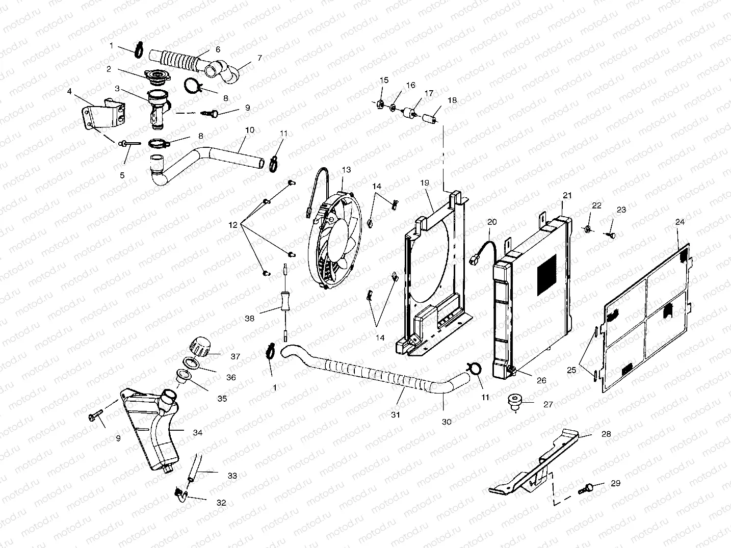 COOLING SYSTEM - A02CB50FC (4974857485A09) | COOLING SYSTEM - A02CB50FC (4974857485A09)