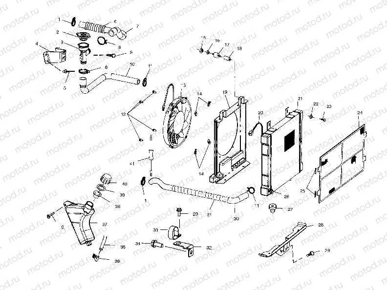 COOLING SYSTEM - A02CD50AA/AB/FB (4970197019A10) | COOLING SYSTEM - A02CD50AA/AB/FB (4970197019A10)