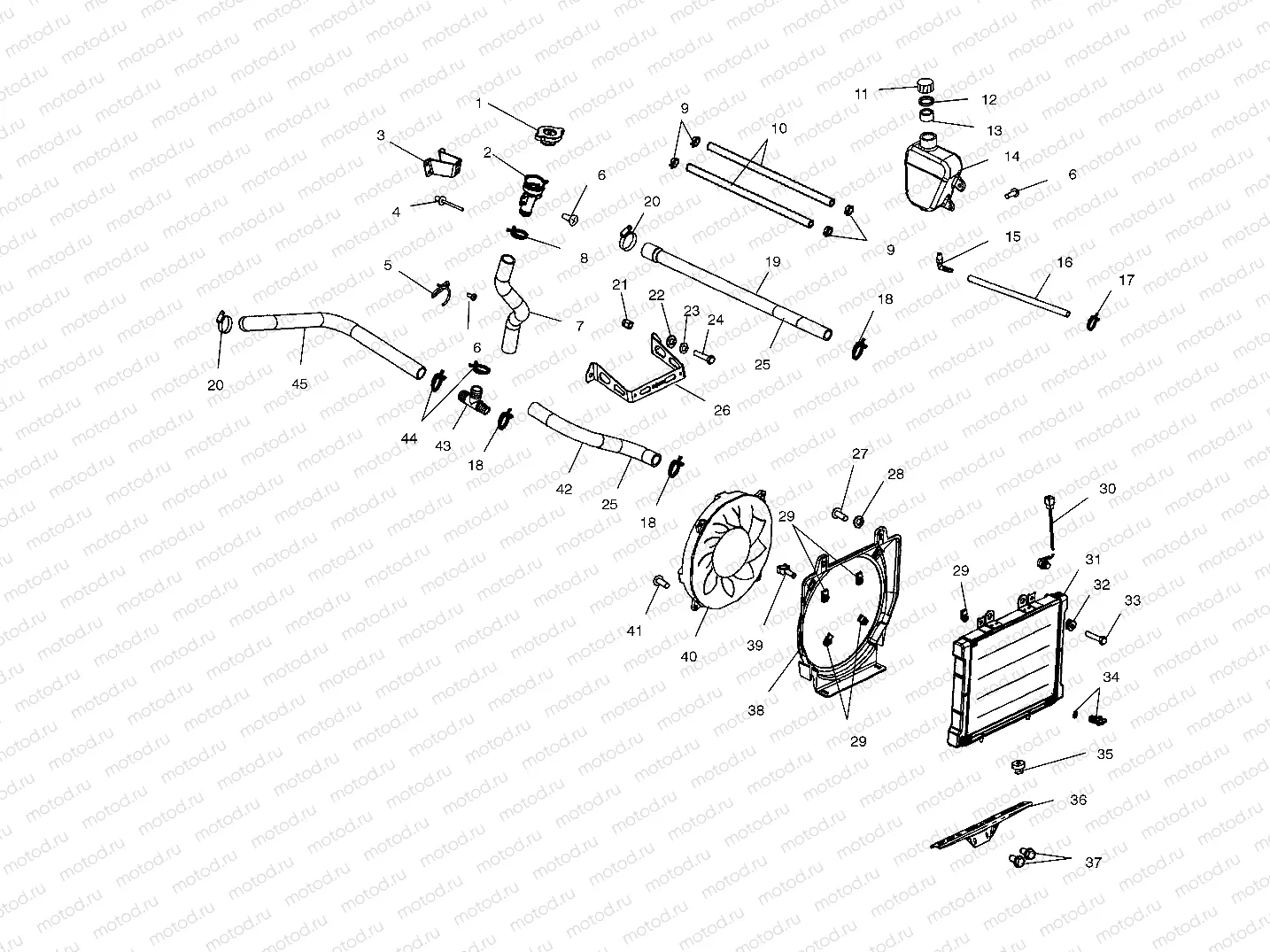 COOLING SYSTEM - A02CH68AA/AB/AC/CA/CB (4966346634A10) | COOLING SYSTEM - A02CH68AA/AB/AC/CA/CB (4966346634A10)