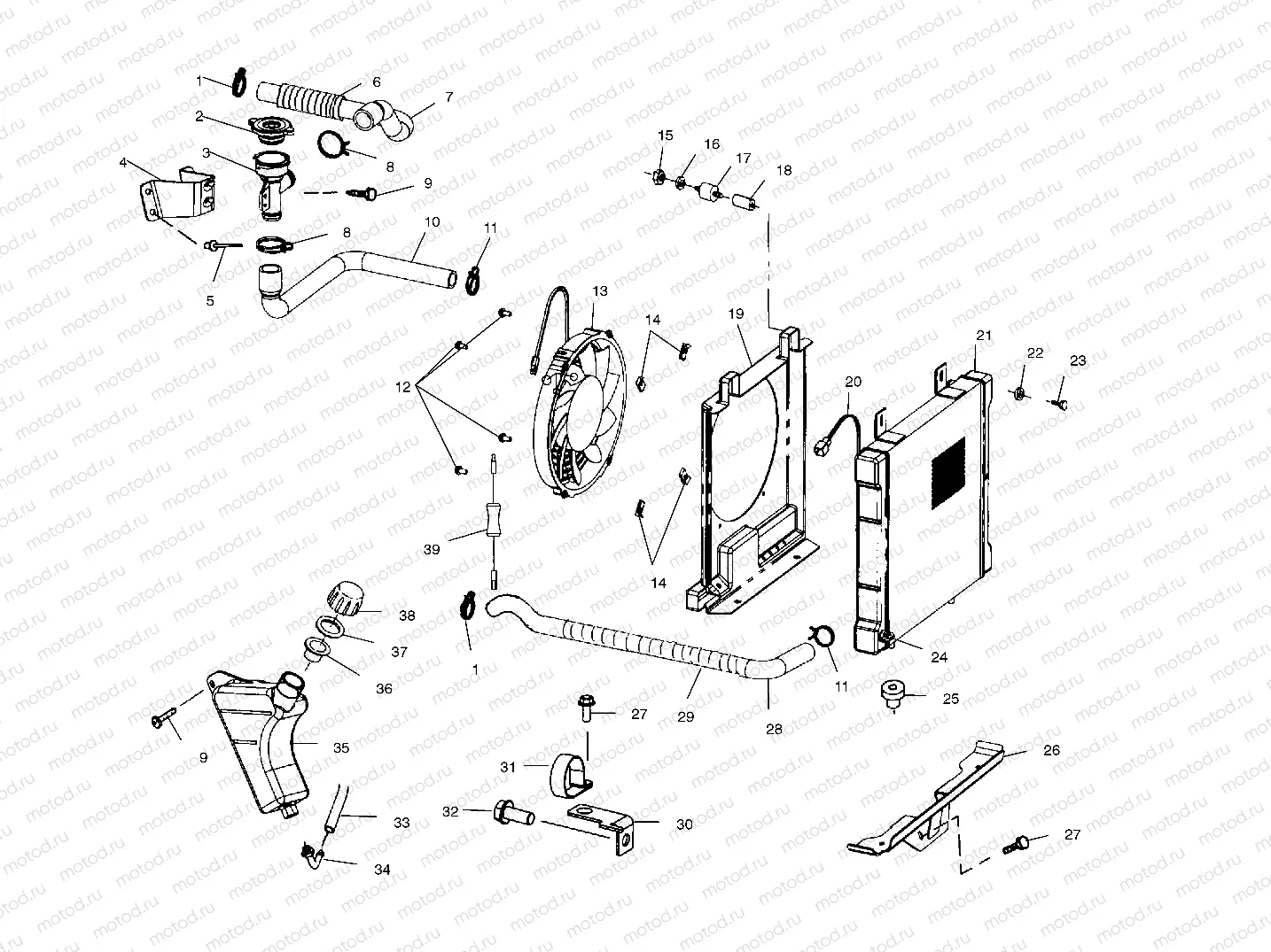 COOLING SYSTEM - A03CD50FB (4975277527A09) | COOLING SYSTEM - A03CD50FB (4975277527A09)