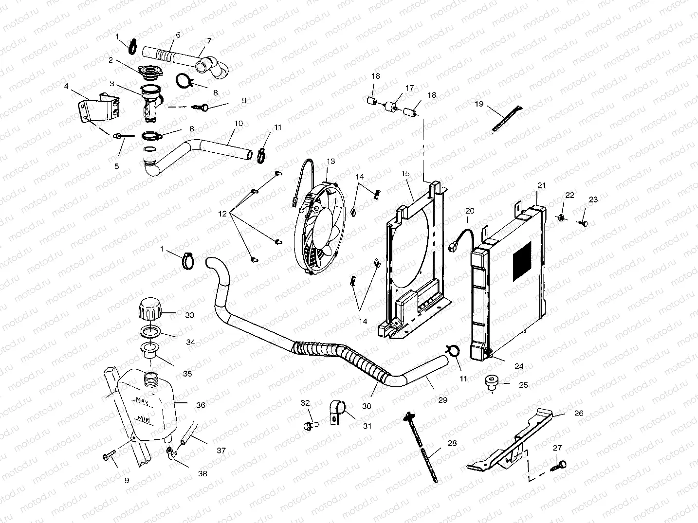 COOLING SYSTEM - A03CH42AA/AB/AC (4975377537A09) | COOLING SYSTEM - A03CH42AA/AB/AC (4975377537A09)