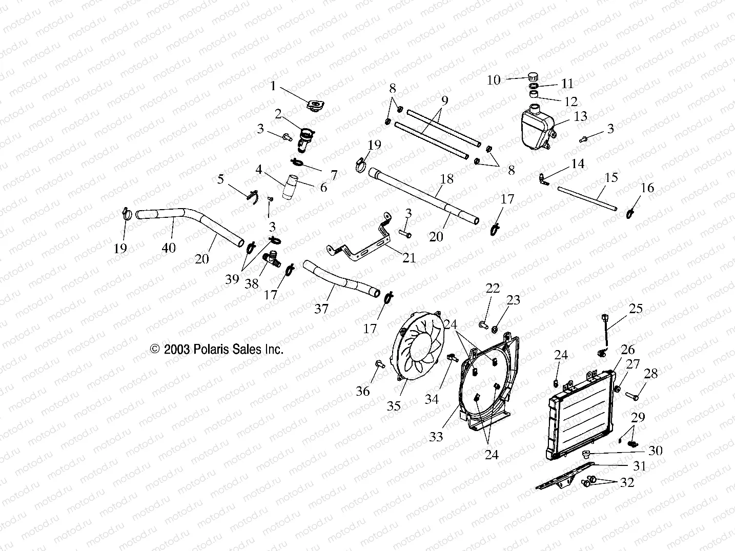 COOLING SYSTEM - A03CH68AA/AC/AF/AH/AL (4975557555A10) | COOLING SYSTEM - A03CH68AA/AC/AF/AH/AL (4975557555A10)