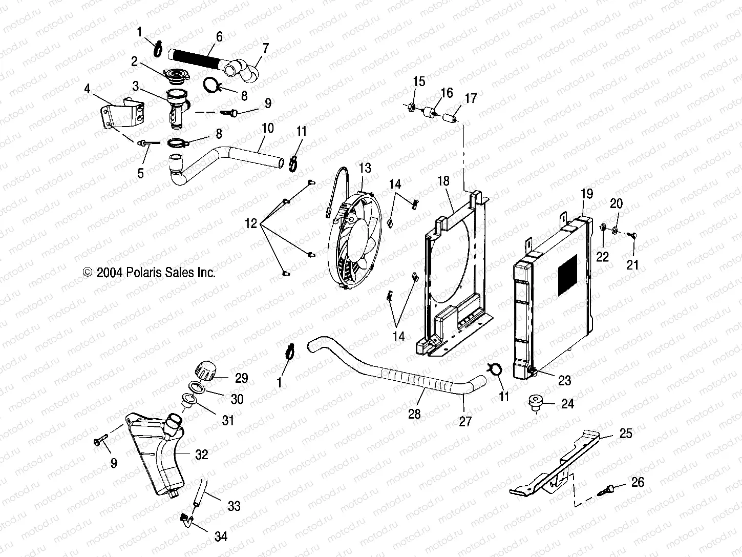 COOLING SYSTEM - A05CL50AA (4995019501A07) | COOLING SYSTEM - A05CL50AA (4995019501A07)