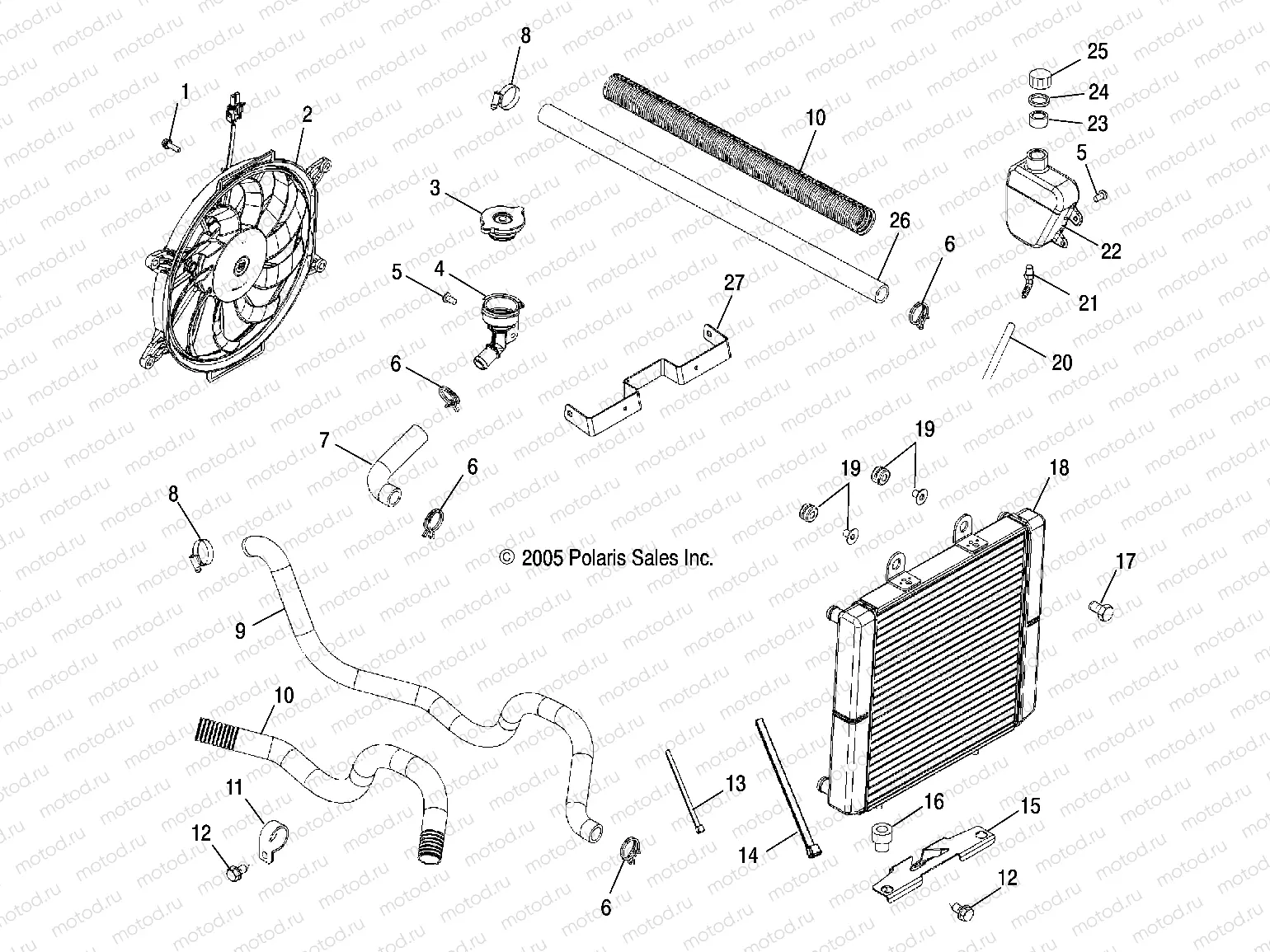 COOLING SYSTEM - A05MH42AB/AG/AH (4999200139920013A10) | COOLING SYSTEM - A05MH42AB/AG/AH (4999200139920013A10)