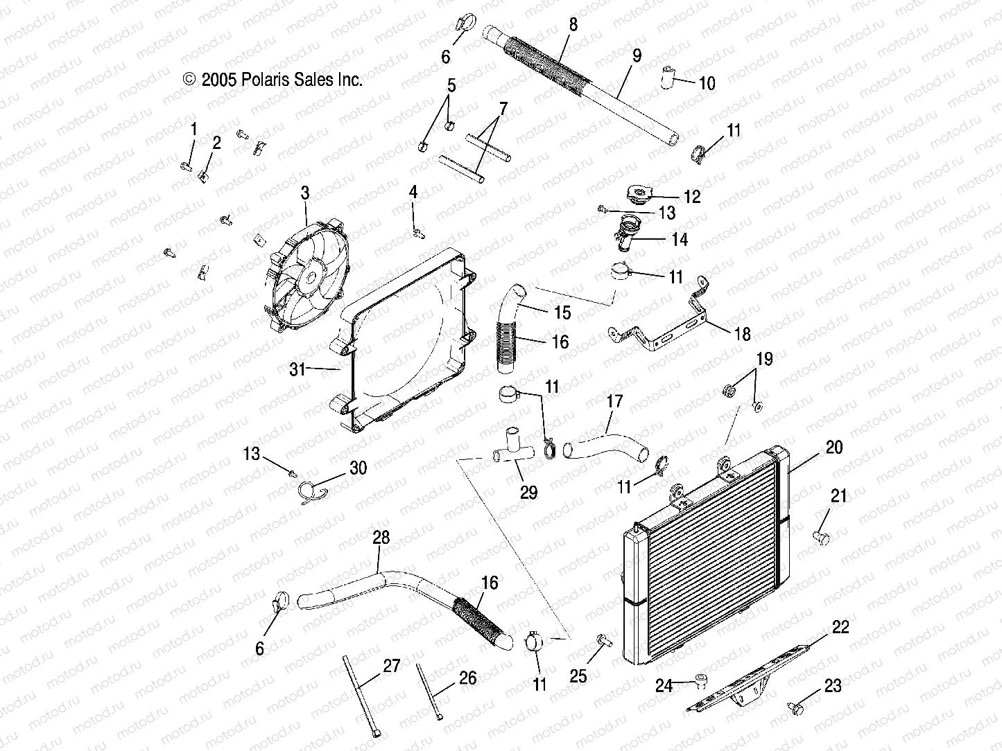 COOLING SYSTEM - A07MH68AX/AY/AZ (4999200229920022A11) | COOLING SYSTEM - A07MH68AX/AY/AZ (4999200229920022A11)