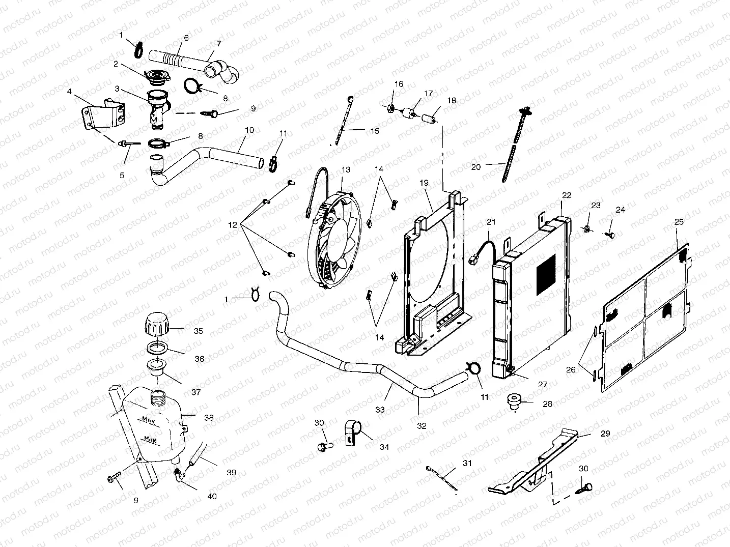 COOLING SYSTEM - A10CH46CA (4964376437A009) | COOLING SYSTEM - A10CH46CA (4964376437A009)