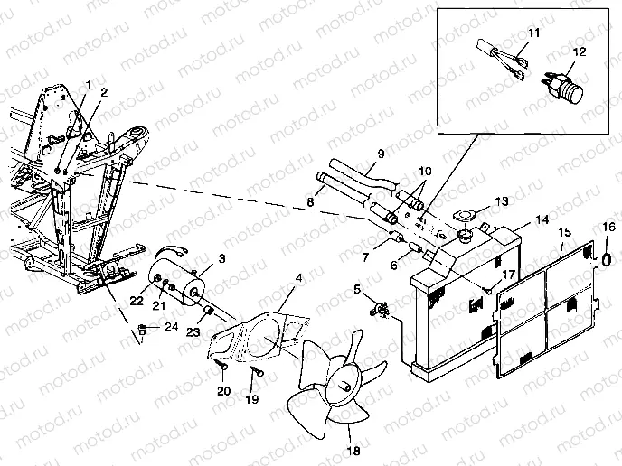 COOLING SYSTEM - A99BG38CA (4949664966a011) | COOLING SYSTEM - A99BG38CA (4949664966a011)