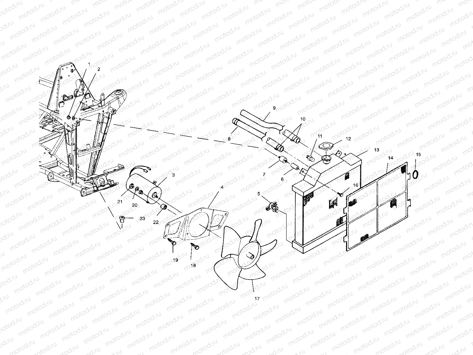 COOLING SYSTEM - A99BG38CB (4952505250a011) | COOLING SYSTEM - A99BG38CB (4952505250a011)