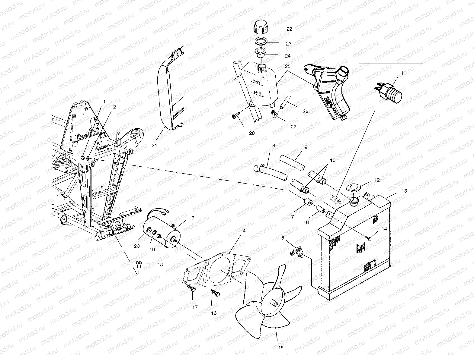 COOLING SYSTEM - A99BG50AA (4949714971a009) | COOLING SYSTEM - A99BG50AA (4949714971a009)