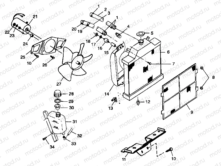COOLING SYSTEM - A99CD50AA (4949254925A011) | COOLING SYSTEM - A99CD50AA (4949254925A011)