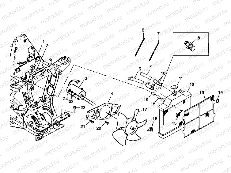 COOLING SYSTEM - A99CG38CA (4949634963A010) | COOLING SYSTEM - A99CG38CA (4949634963A010)