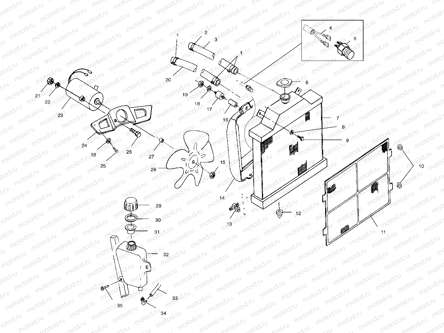 COOLING SYSTEM - A99CH45IA (4949154915A011) | COOLING SYSTEM - A99CH45IA (4949154915A011)