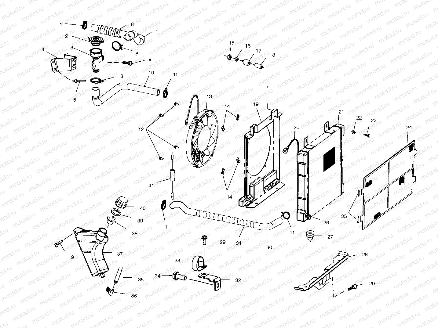 COOLING SYSTEM - C10CD50AA (4977417741A10) | COOLING SYSTEM - C10CD50AA (4977417741A10)