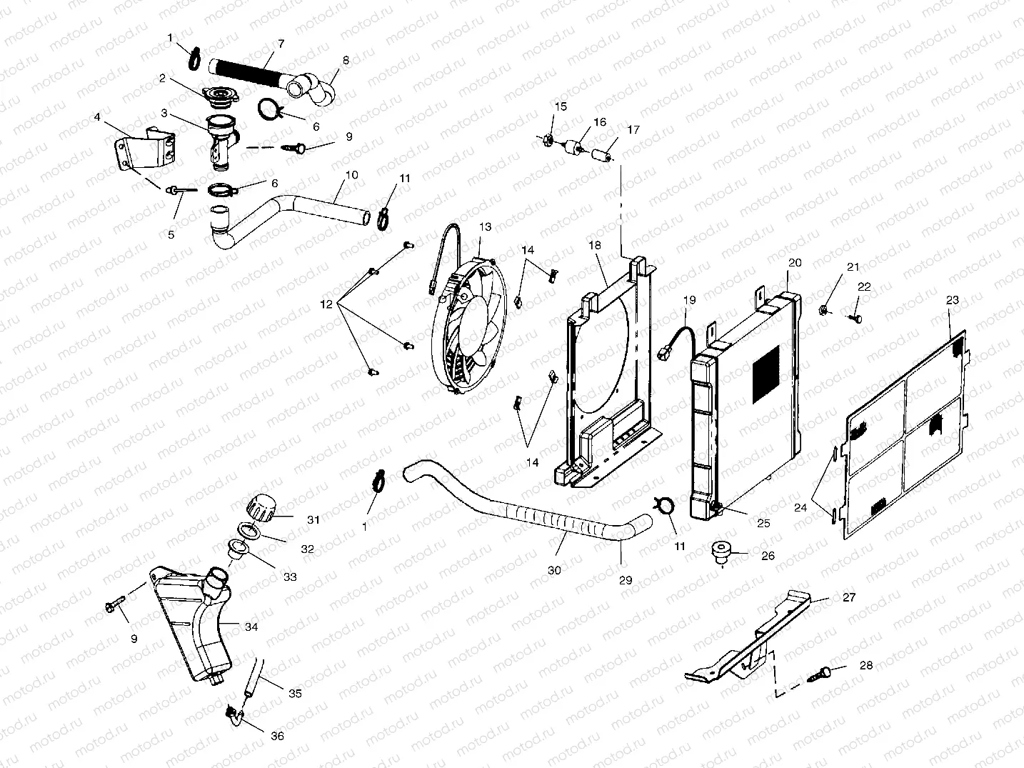 COOLING SYSTEM - C10CL50AA (4978707870A07) | COOLING SYSTEM - C10CL50AA (4978707870A07)