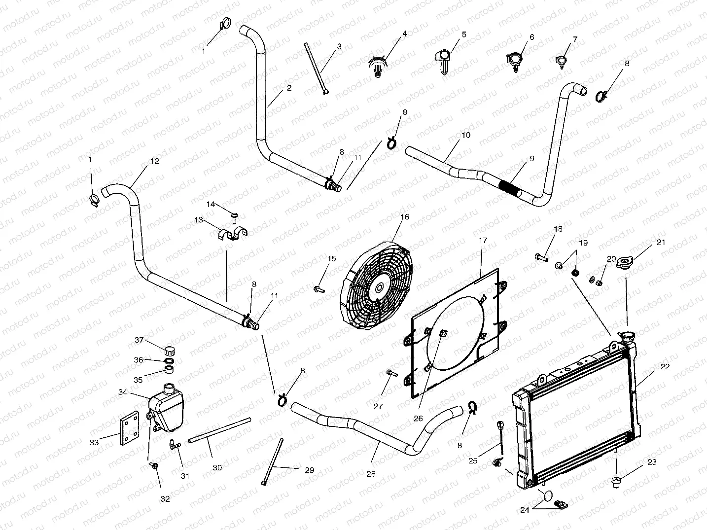 COOLING SYSTEM - C11RB42AA/C11RD50AA/AB/C11RF50AA (4981898189A12) | COOLING SYSTEM - C11RB42AA/C11RD50AA/AB/C11RF50AA (4981898189A12)