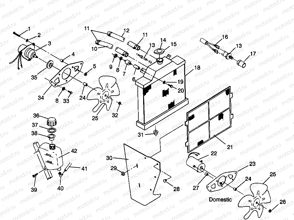 COOLING SYSTEM Magnum 2X4 W967544 (4936033603A009) | COOLING SYSTEM Magnum 2X4 W967544 (4936033603A009)