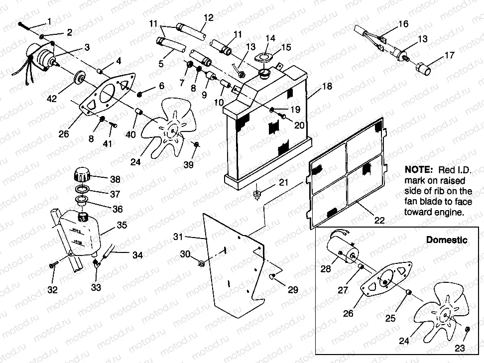 COOLING SYSTEM Magnum 4X4 W968144 and Swedish Magnum 4X4 S968144 (4936053605A009) | COOLING SYSTEM Magnum 4X4 W968144 and Swedish Magnum 4X4 S968144 (4936053605A009)
