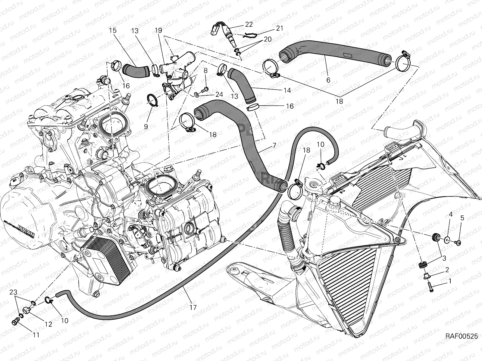 COOLING SYSTEM [MOD:899 ABS,899 AWS]