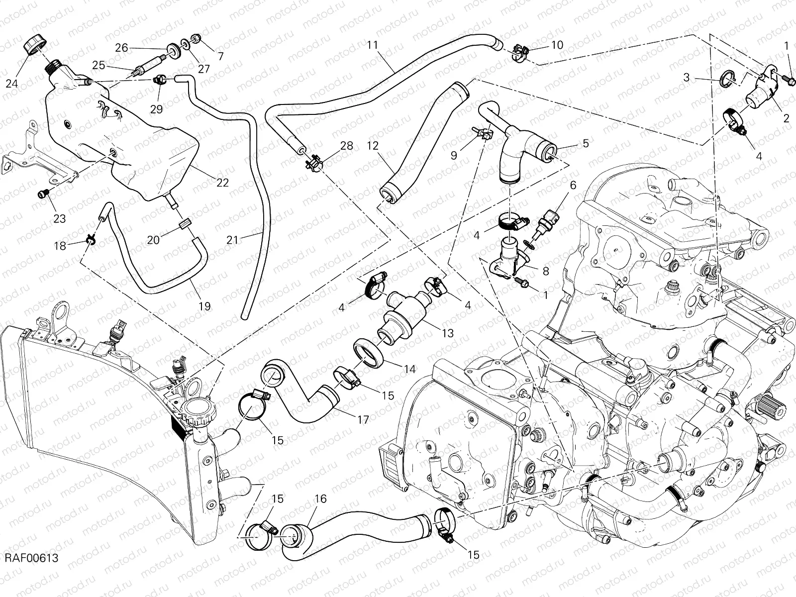 COOLING SYSTEM [MOD:M 1200R]