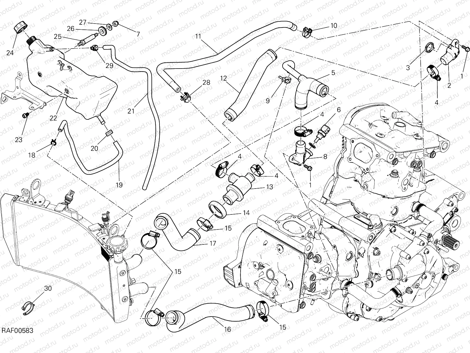 COOLING SYSTEM [MOD:M 1200S]
