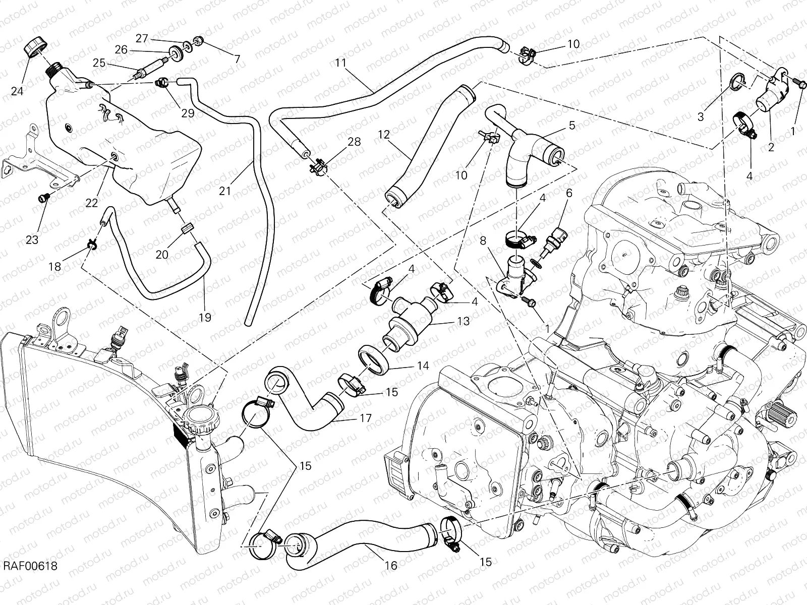 COOLING SYSTEM [MOD:M 821]