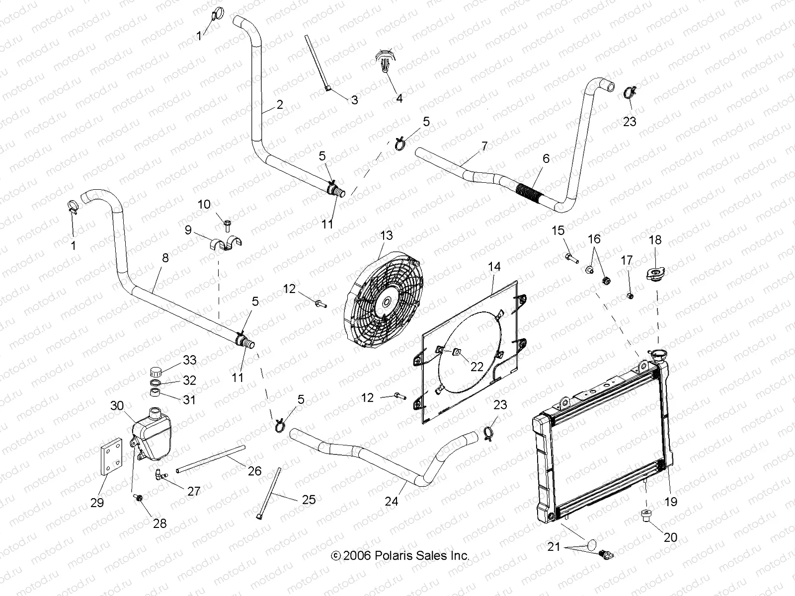 COOLING SYSTEM - R07RH50AF/AR/AT (49RGRCOOL07500EFI) | COOLING SYSTEM - R07RH50AF/AR/AT (49RGRCOOL07500EFI)