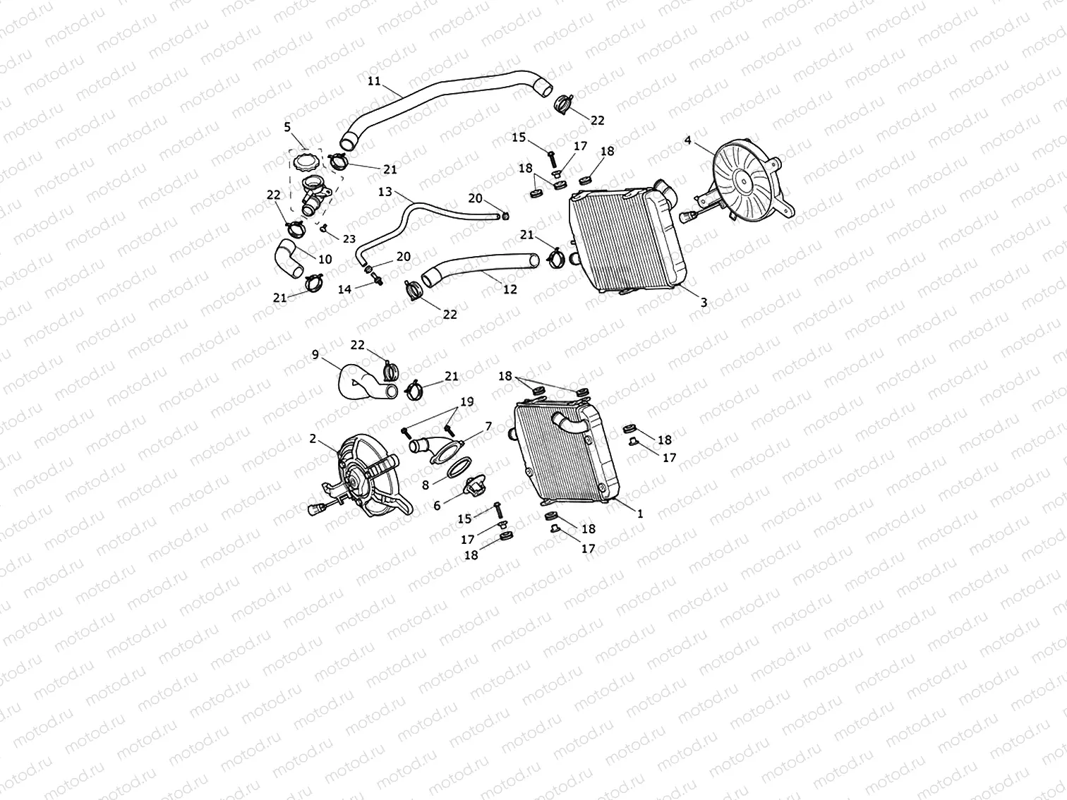 Cooling System, Radiator