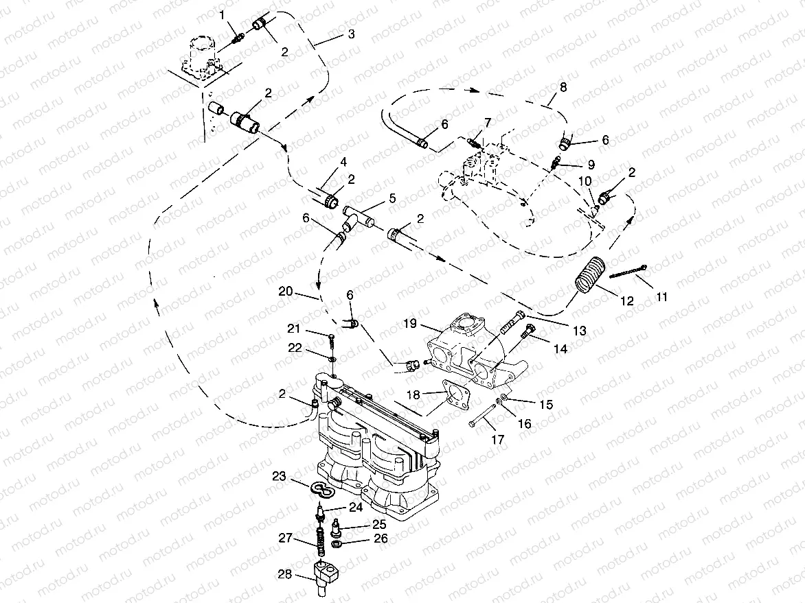 COOLING SYSTEM SL 700 B964066 and  Intl. SL 700 I964066 (4935633563B009) | COOLING SYSTEM SL 700 B964066 and  Intl. SL 700 I964066 (4935633563B009)