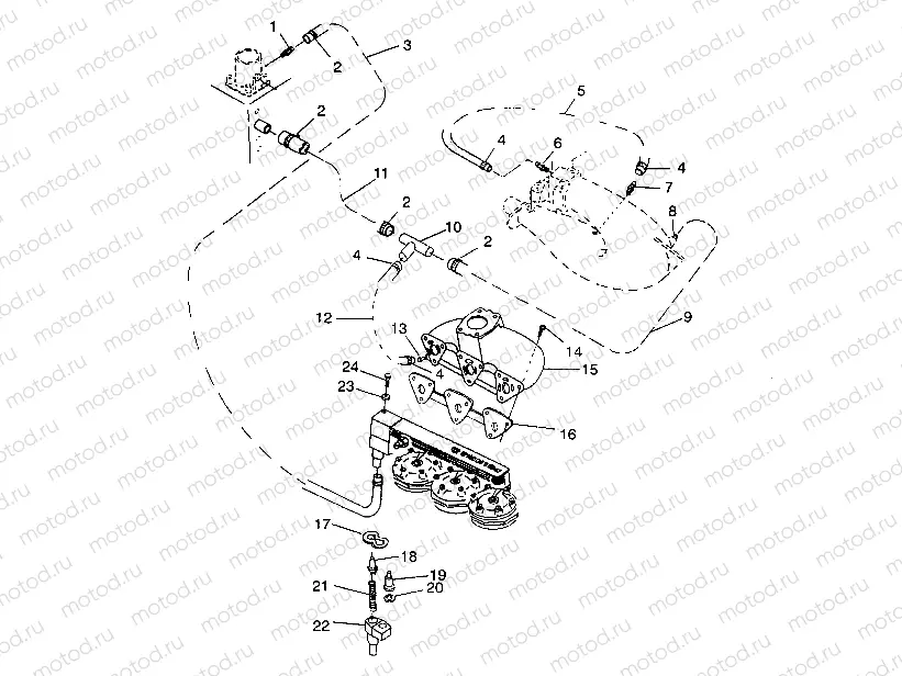 COOLING SYSTEM SL 750 B944070 (4927012701018A) | COOLING SYSTEM SL 750 B944070 (4927012701018A)