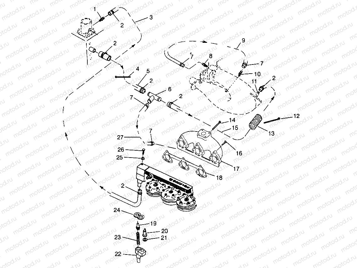 COOLING SYSTEM SL 780 B964087 and  Intl. SL 780 I964087 (4935523552B008) | COOLING SYSTEM SL 780 B964087 and  Intl. SL 780 I964087 (4935523552B008)