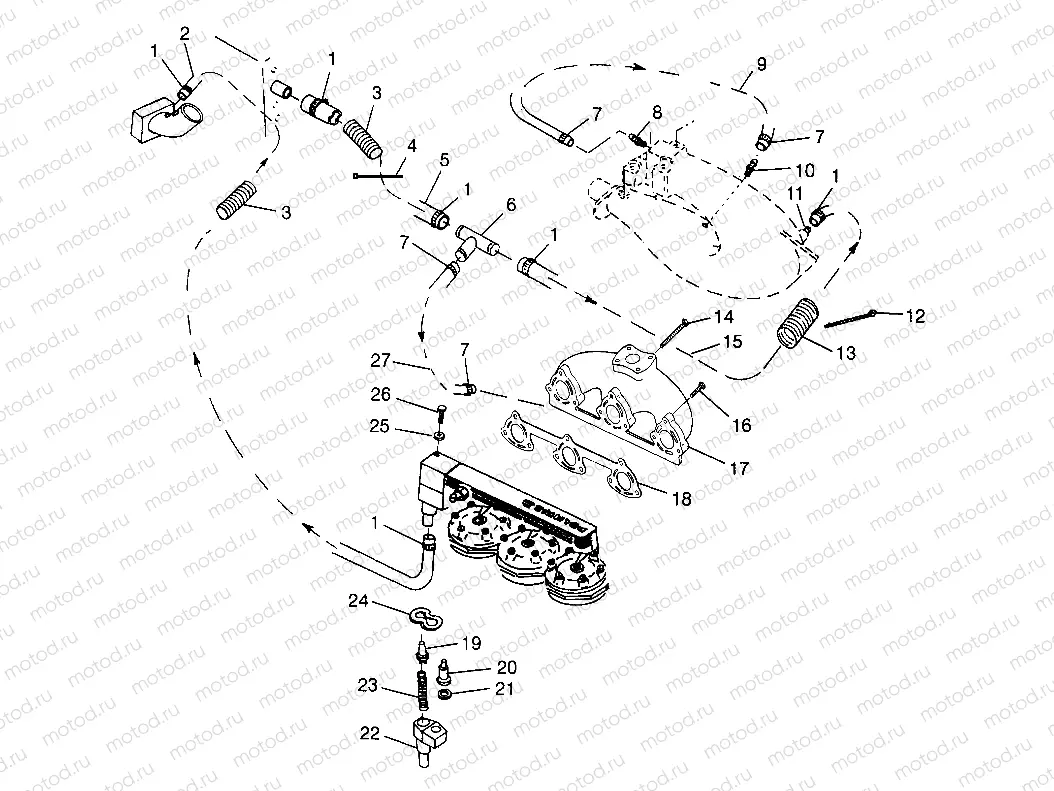 COOLING SYSTEM SL 780 B974088 and Intl. SL 780 I974088 (4940924092B009) | COOLING SYSTEM SL 780 B974088 and Intl. SL 780 I974088 (4940924092B009)