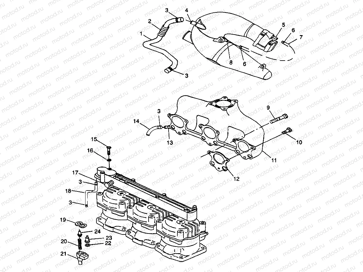 COOLING SYSTEM SL 900 B974091 (4940974097B009) | COOLING SYSTEM SL 900 B974091 (4940974097B009)