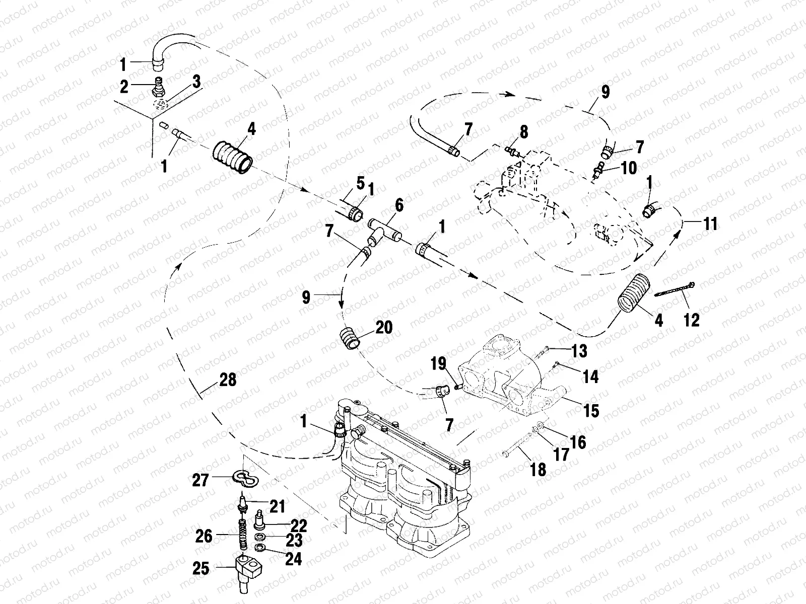 COOLING SYSTEM - W025197D/W025197I (4971297129B08) | COOLING SYSTEM - W025197D/W025197I (4971297129B08)
