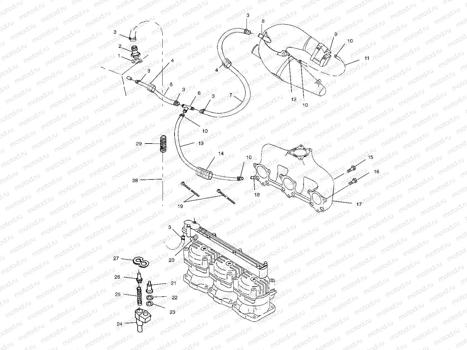 COOLING SYSTEM - W025199D/W025199I (4971327132B09) | COOLING SYSTEM - W025199D/W025199I (4971327132B09)