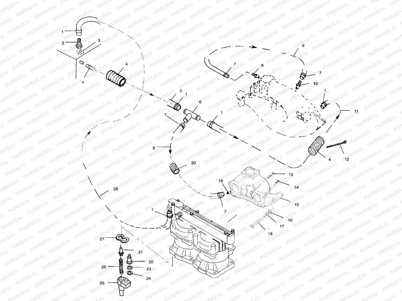 COOLING SYSTEM - W025297D/W025297I (4975477547B06) | COOLING SYSTEM - W025297D/W025297I (4975477547B06)