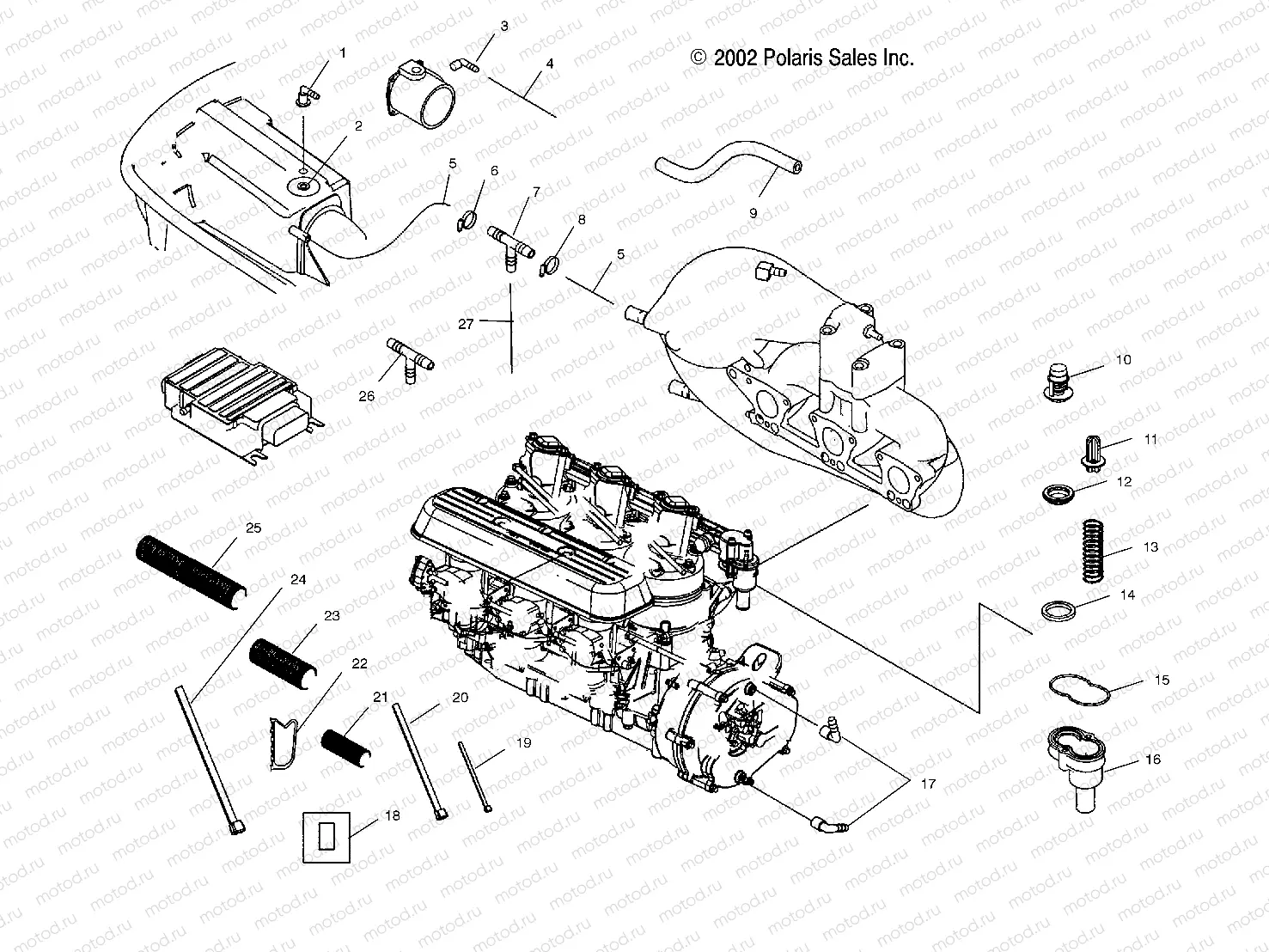 COOLING SYSTEM - W035303CA/CB/IA/IB (4981068106B07) | COOLING SYSTEM - W035303CA/CB/IA/IB (4981068106B07)
