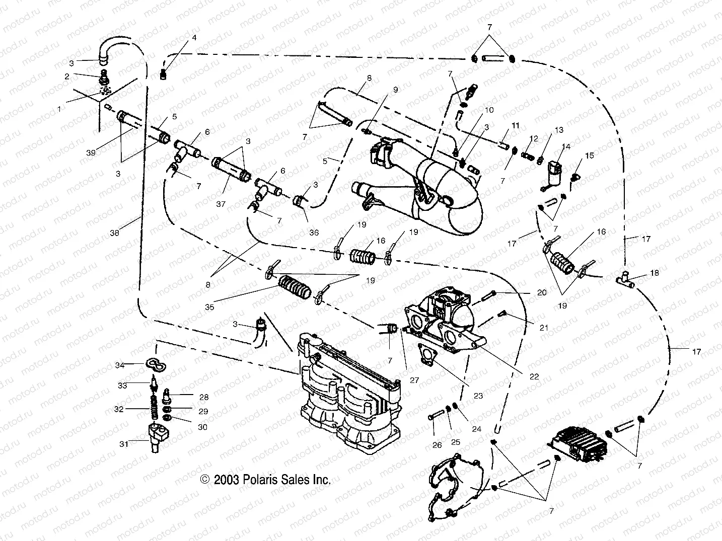 COOLING SYSTEM - W045101CA/W045101IA (4990479047B09) | COOLING SYSTEM - W045101CA/W045101IA (4990479047B09)