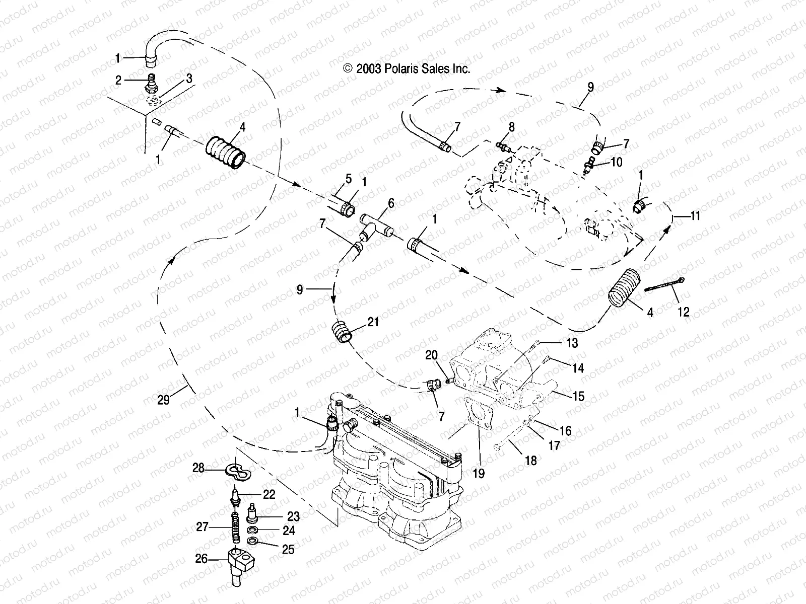 COOLING SYSTEM - W045197DA/IA (4990499049B08) | COOLING SYSTEM - W045197DA/IA (4990499049B08)